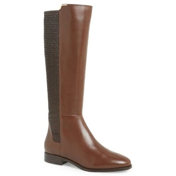New! Cole Haan 'Rockland' Tall Brown Leather Boot Size 6 B MSRP $298 W00211 T2 - Picture 1 of 8